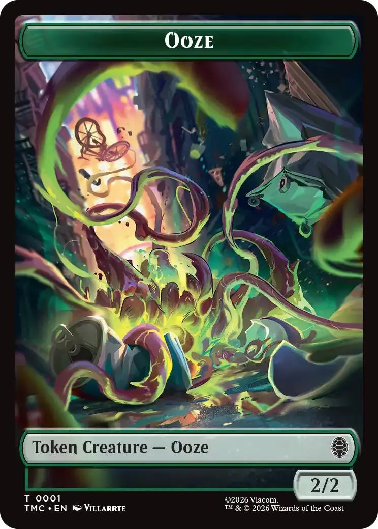 Ooze // Clue Double-Sided Token [Teenage Mutant Ninja Turtles Commander Tokens] 1