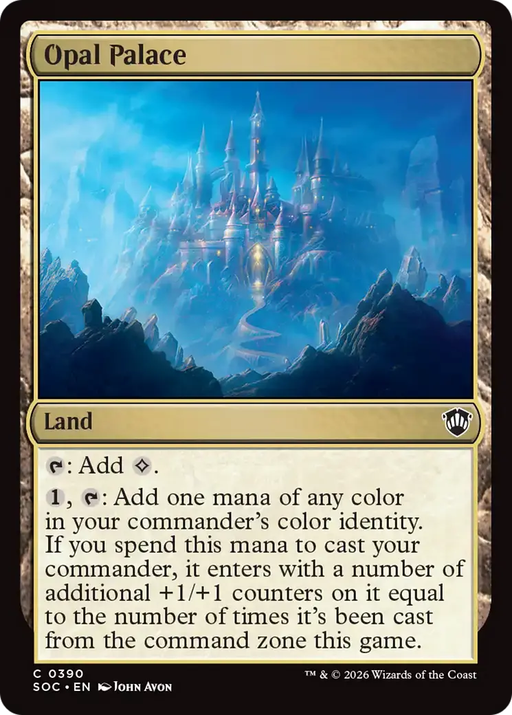 Opal Palace [Secrets Of Strixhaven Commander] 1