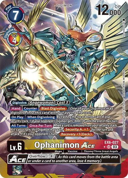 Ophanimon Ace [Ex6-027] (Alternate Art) [Infernal Ascension] 1