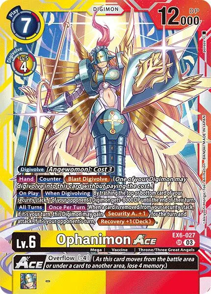 Ophanimon Ace [Ex6-027] [Infernal Ascension] 1