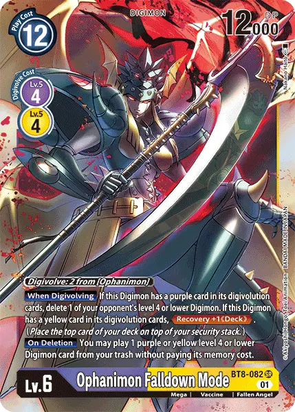 Ophanimon: Falldown Mode [Bt8-082] [New Awakening] 1