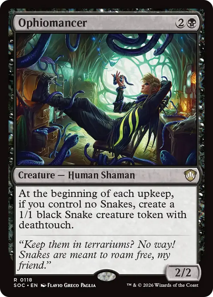 Ophiomancer [Secrets Of Strixhaven Commander] 1
