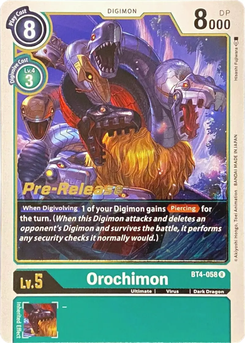 Orochimon [Bt4-058] [Great Legend Pre-Release Promos] 1