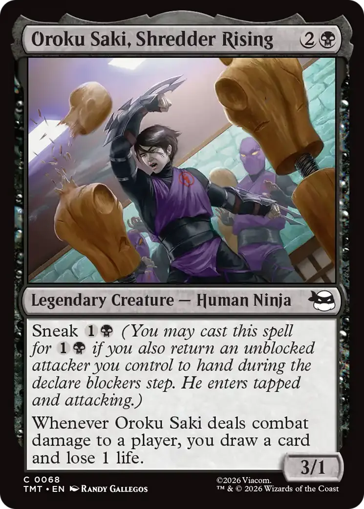 Oroku Saki, Shredder Rising [Teenage Mutant Ninja Turtles] 1
