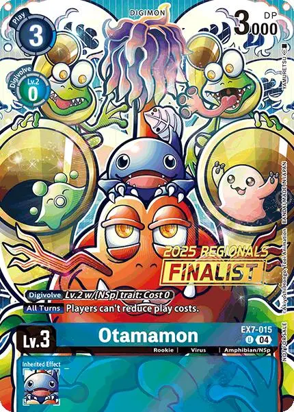 Otamamon [Ex7-015] (2025 Regionals Finalist) [Digimon Liberator Promos] 1