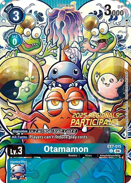 Otamamon [Ex7-015] (2025 Regionals Participant) [Digimon Liberator Promos] 1
