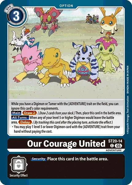 Our Courage United [St20-14] [Starter Deck: Protector Of Light] 1