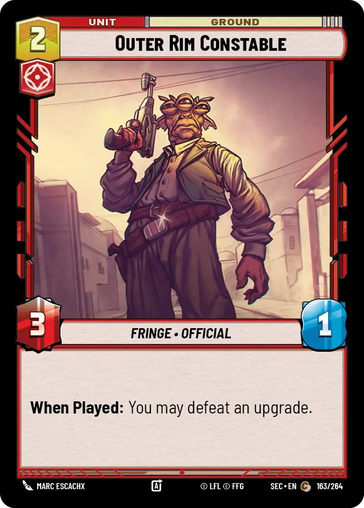 Outer Rim Constable (163/264) (163/264) [Secrets Of Power] 1