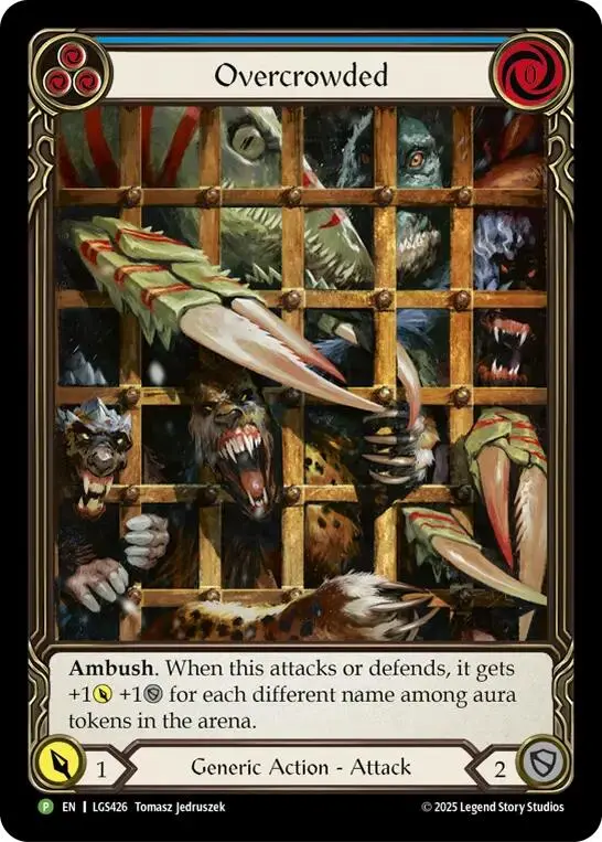 Overcrowded [Lgs426] (Promo)  Cold Foil 1