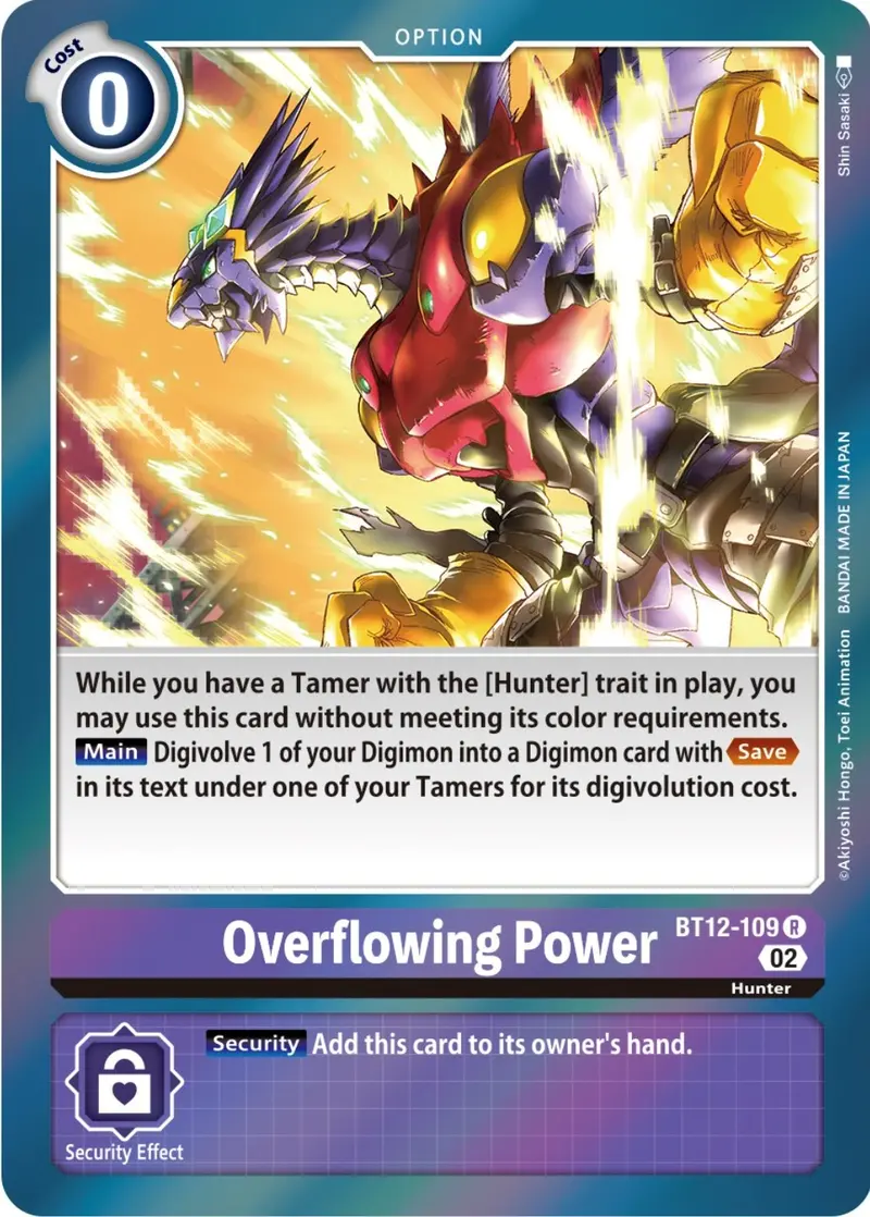 Overflowing Power [Bt12-109] [Across Time] 1