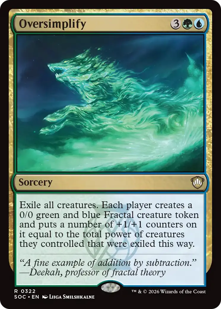 Oversimplify [Secrets Of Strixhaven Commander] 1