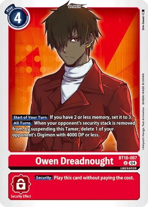 Owen Dreadnought [Bt18-087] [Release Special Booster Ver.2.0] 1