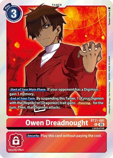 Owen Dreadnought [Bt21-081] [World Convergence] 1