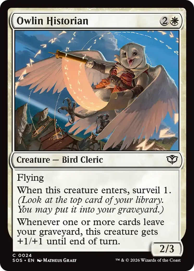 Owlin Historian [Secrets Of Strixhaven] 1
