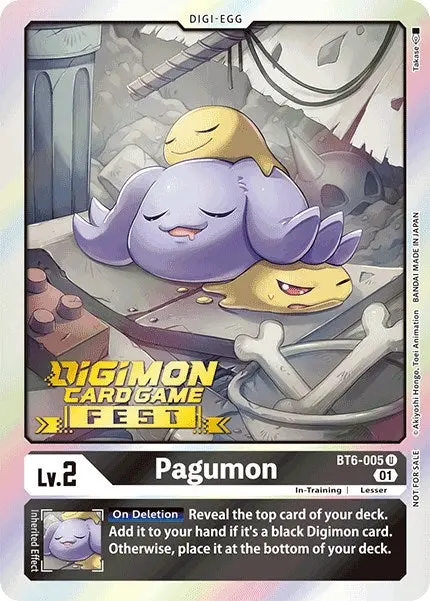 Pagumon [Bt6-005] (Digimon Card Game Fest 2022) [Double Diamond Promos] 1