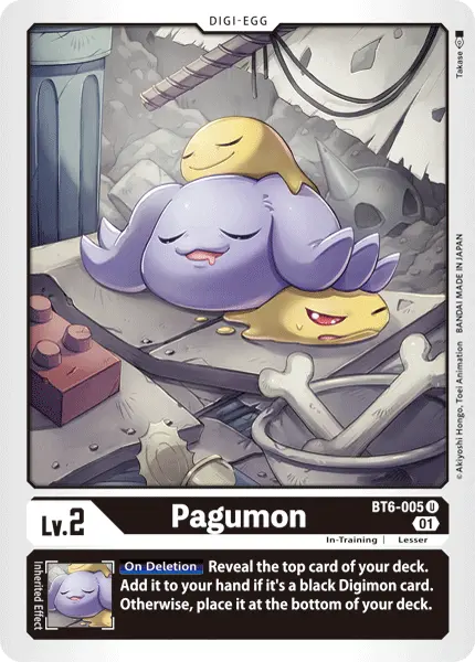 Pagumon [Bt6-005] [Double Diamond] 1