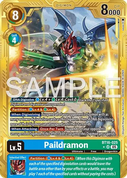 Paildramon [Bt16-025] (Alternate Art) [Advanced Booster Digimon Generation] 1