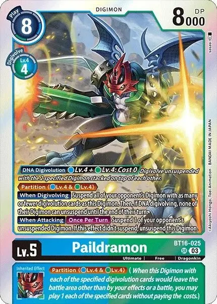 Paildramon [Bt16-025] [Beginning Observer] 1