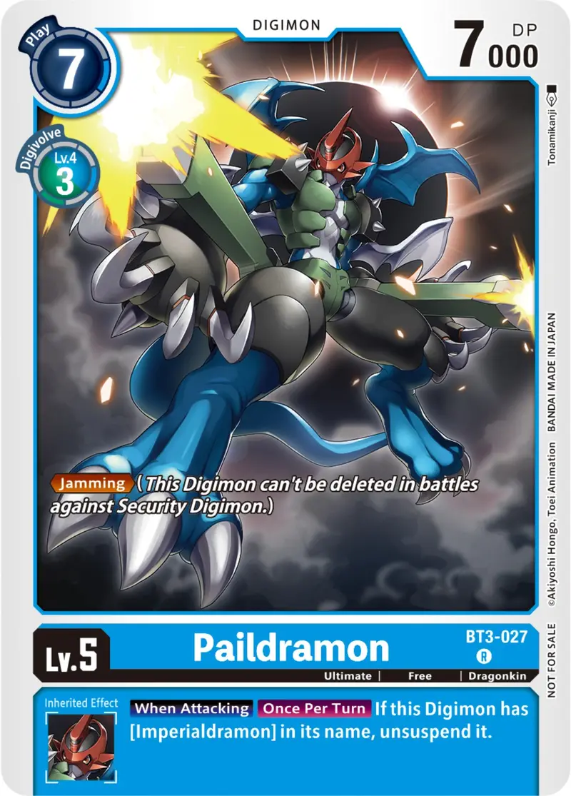 Paildramon [Bt3-027] (Nycc 2023 Demo Deck) [Release Special Booster Ver.1.5] 1