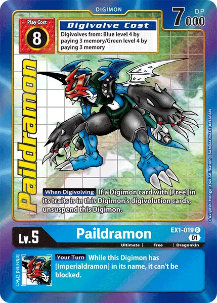 Paildramon [Ex1-019] (Alternate Art) [Classic Collection] 1