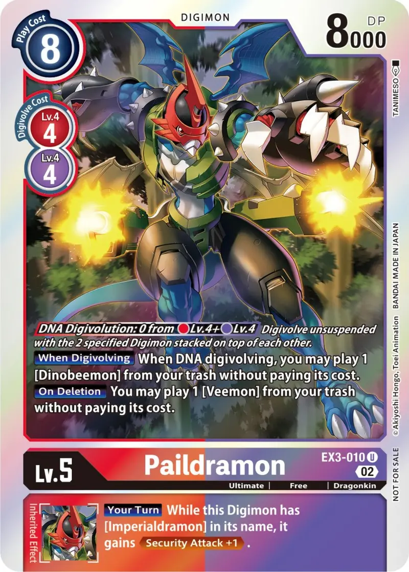 Paildramon [Ex3-010] (Alternate Art) [Draconic Roar] 1