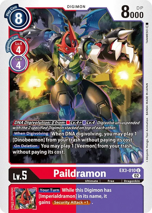 Paildramon [Ex3-010] [Draconic Roar] 1