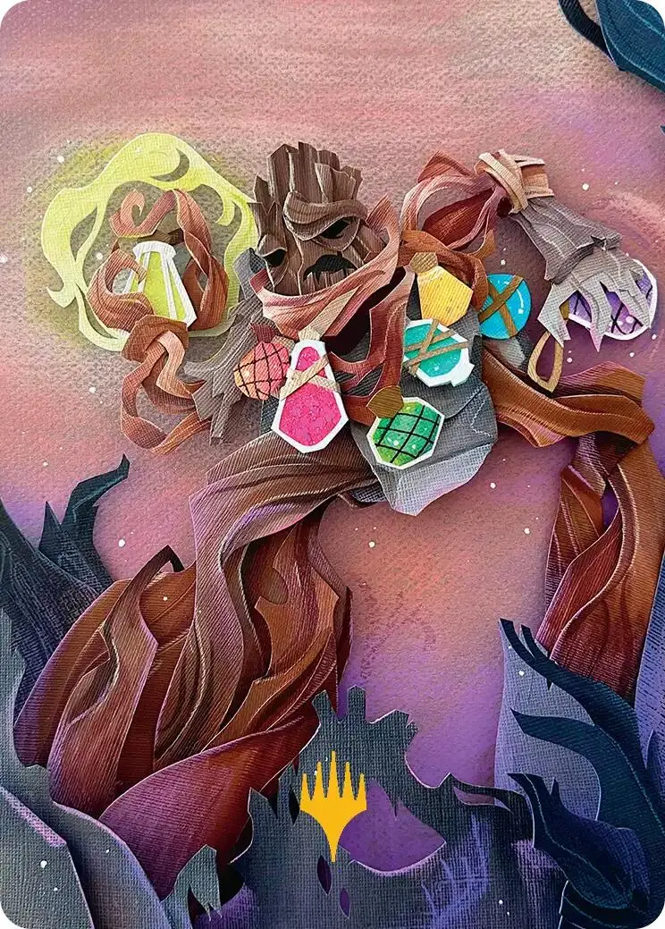 Painter's Servant Art Card (Gold-Stamped Planeswalker Symbol) [Lorwyn Eclipsed Art Series] 1