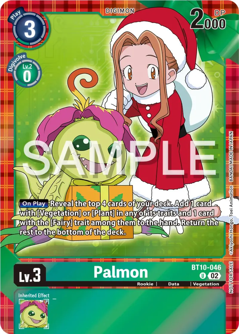 Palmon [Bt10-046] (Winter Holiday Event 2024) [Xros Encounter] 1