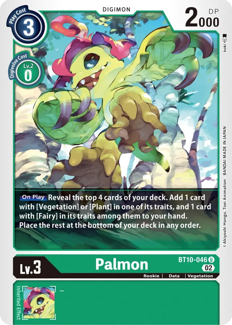 Palmon [Bt10-046] [Xros Encounter] 1
