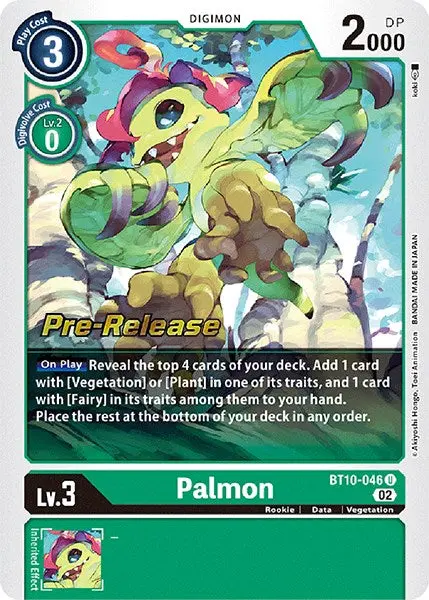 Palmon [Bt10-046] [Xros Encounter Pre-Release Cards] 1