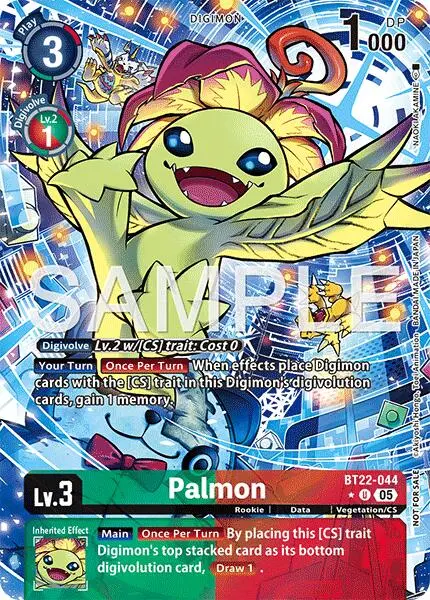 Palmon [Bt22-044] (Box Topper) [Cyber Eden] 1