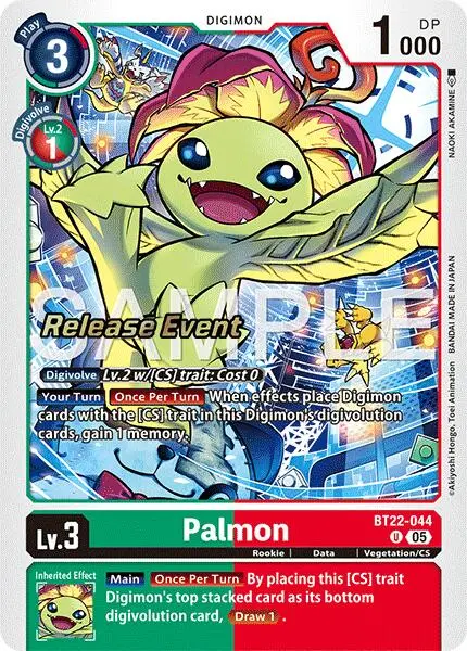 Palmon [Bt22-044] [Cyber Eden Release Event Cards] 1