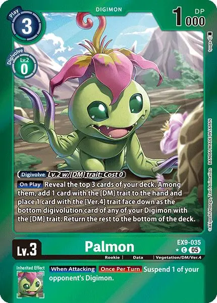 Palmon [Ex9-035] (Limited Foil) [Versus Monsters] 1