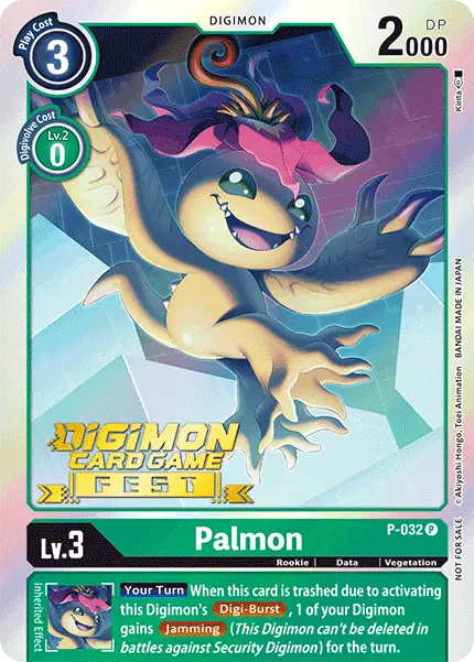 Palmon [P-032] (Digimon Card Game Fest 2022) [Promotional Cards] 1