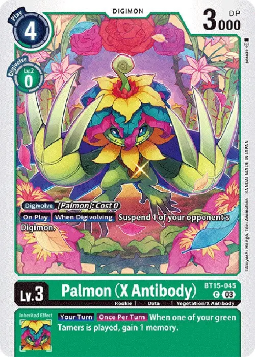 Palmon (X Antibody) [Bt15-045] [Exceed Apocalypse] 1