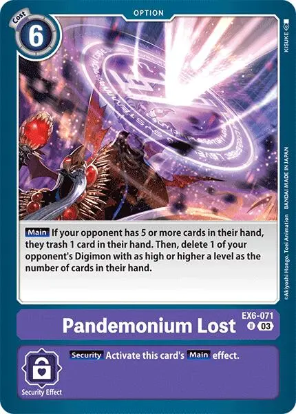 Pandemonium Lost [Ex6-071] [Infernal Ascension] 1