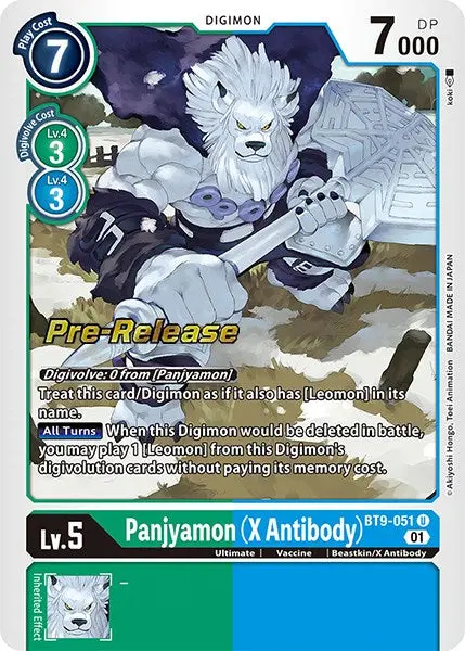 Panjyamon (X Antibody) [Bt9-051] [X Record Pre-Release Promos] 1