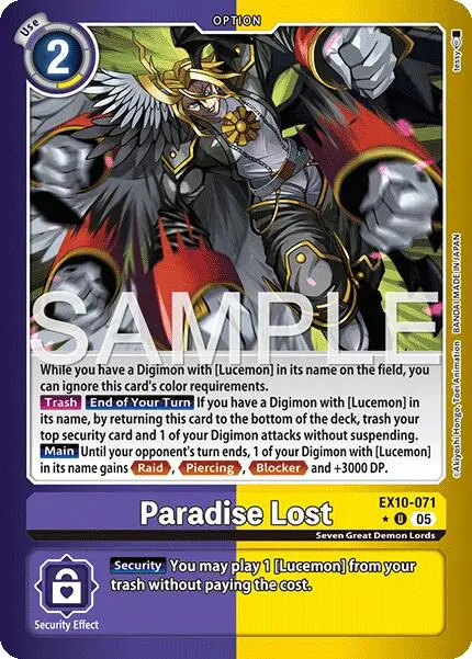 Paradise Lost [Ex10-071] (Limited Foil) [Sinister Order] 1