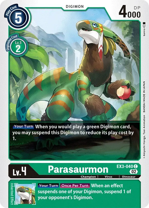 Parasaurmon [Ex3-040] [Draconic Roar] 1