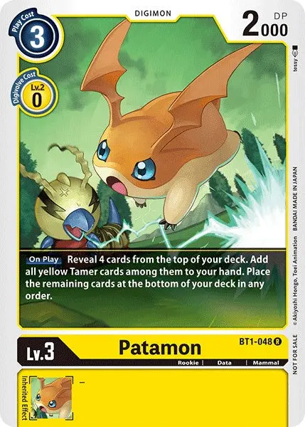 Patamon [Bt1-048] (Official Tournament Pack Vol.3) [Release Special Booster Promos] 1