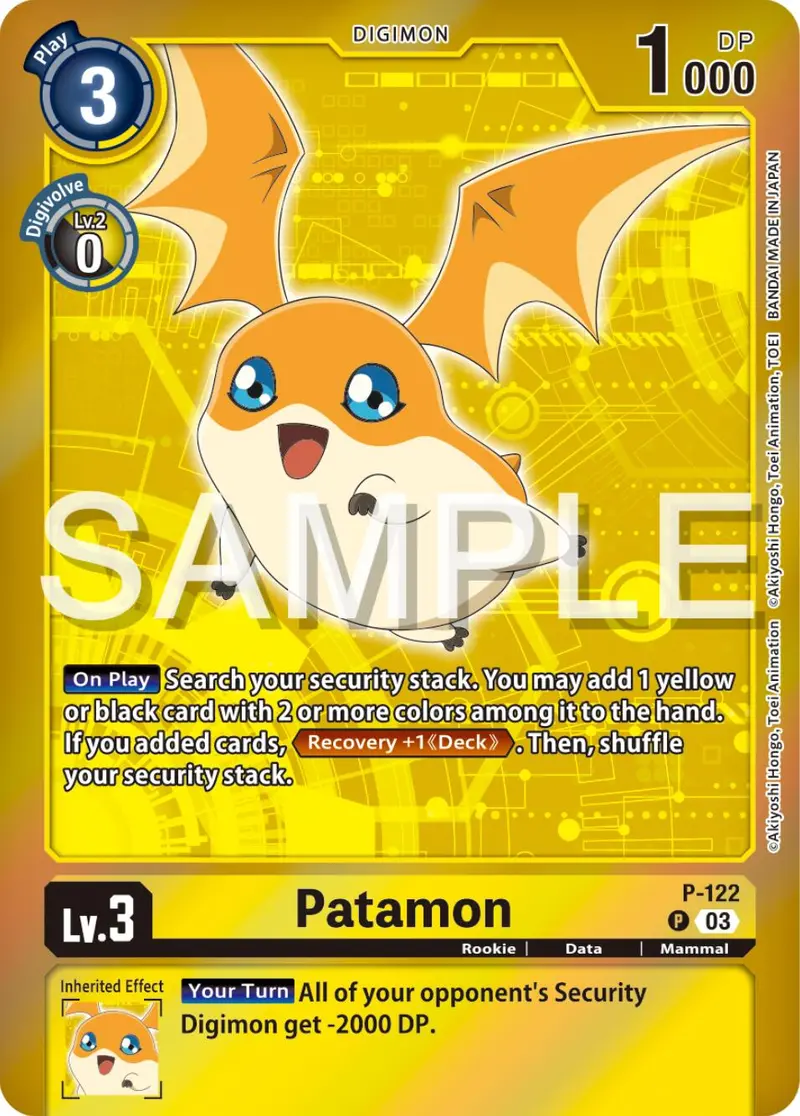 Patamon [P-122] (Digimon Adventure Box 2024) [Promotional Cards] 1