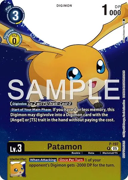 Patamon [P] (Digimon Story: Time Stranger Promo Pack) [Promotional Cards] 1
