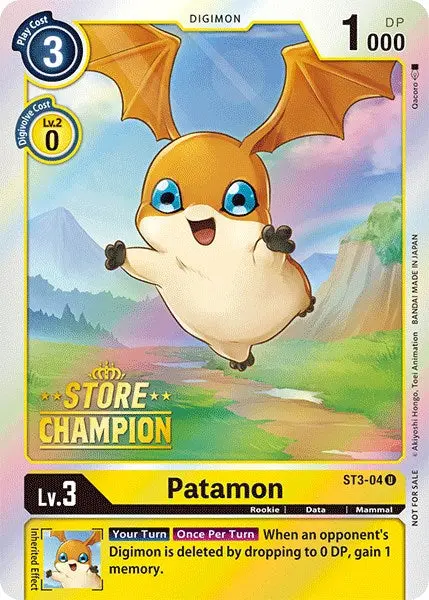 Patamon [St3-04] (Store Champion) [Starter Deck: Heaven's Yellow Promos] 1