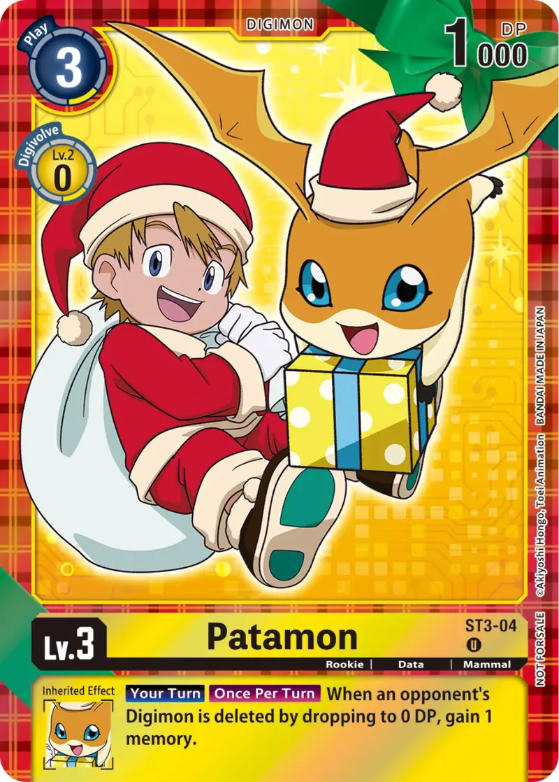 Patamon [St3-04] (Winter Holiday 2023) [Starter Deck: Heaven's Yellow] 1