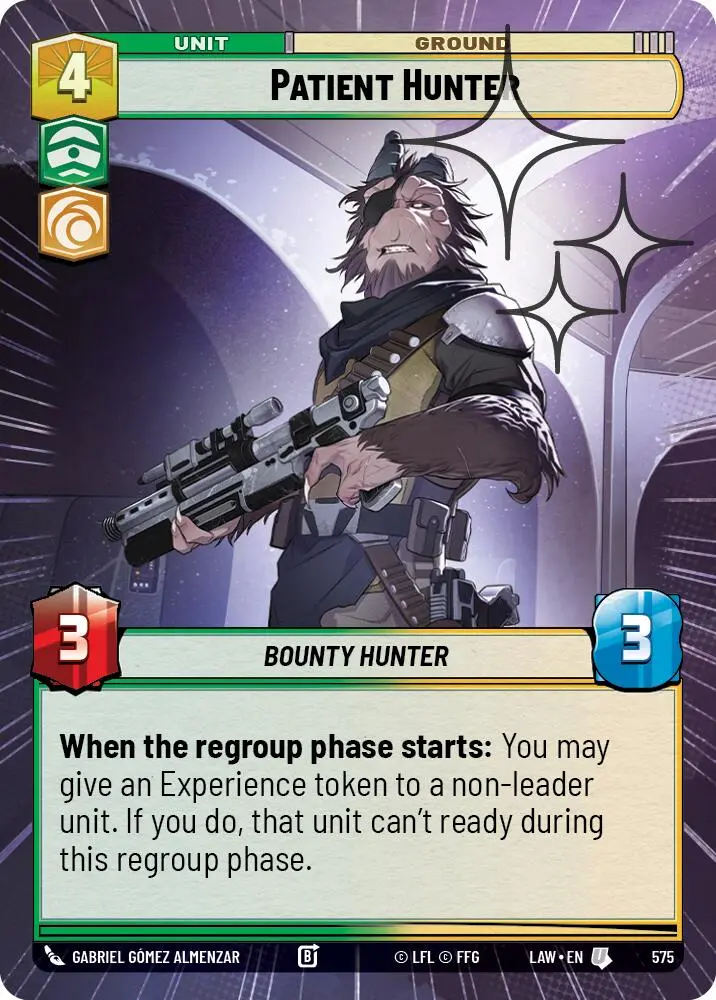 Patient Hunter (575) (Hyperspace Foil) (575) [A Lawless Time] 1