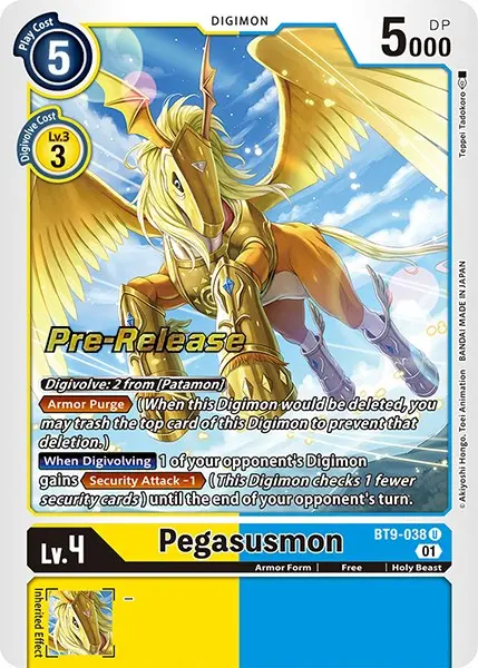 Pegasusmon [Bt9-038] [X Record Pre-Release Promos] 1