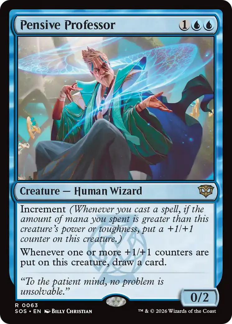 Pensive Professor [Secrets Of Strixhaven] 1