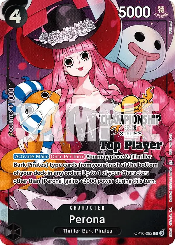 Perona (Cs 25-26 Top Player Pack) [One Piece Promotion Cards] 1