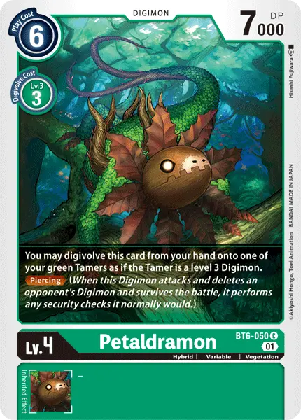 Petaldramon [Bt6-050] [Double Diamond] 1