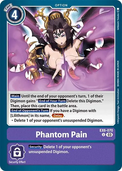 Phantom Pain [Ex6-070] [Infernal Ascension] 1